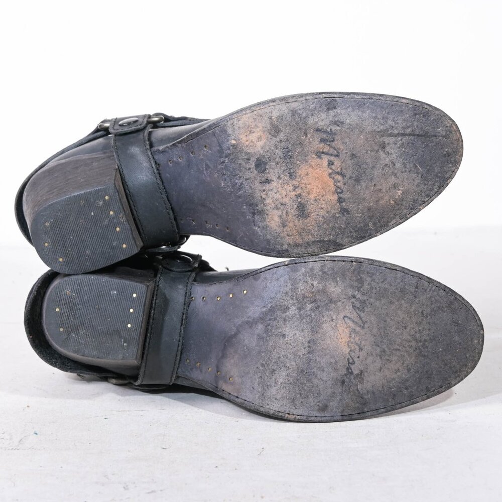 Matisse Danny Distressed Leather Western Shootie - 7 - Picture 7 of 7